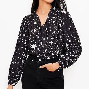 Loft Star Bow Blouse